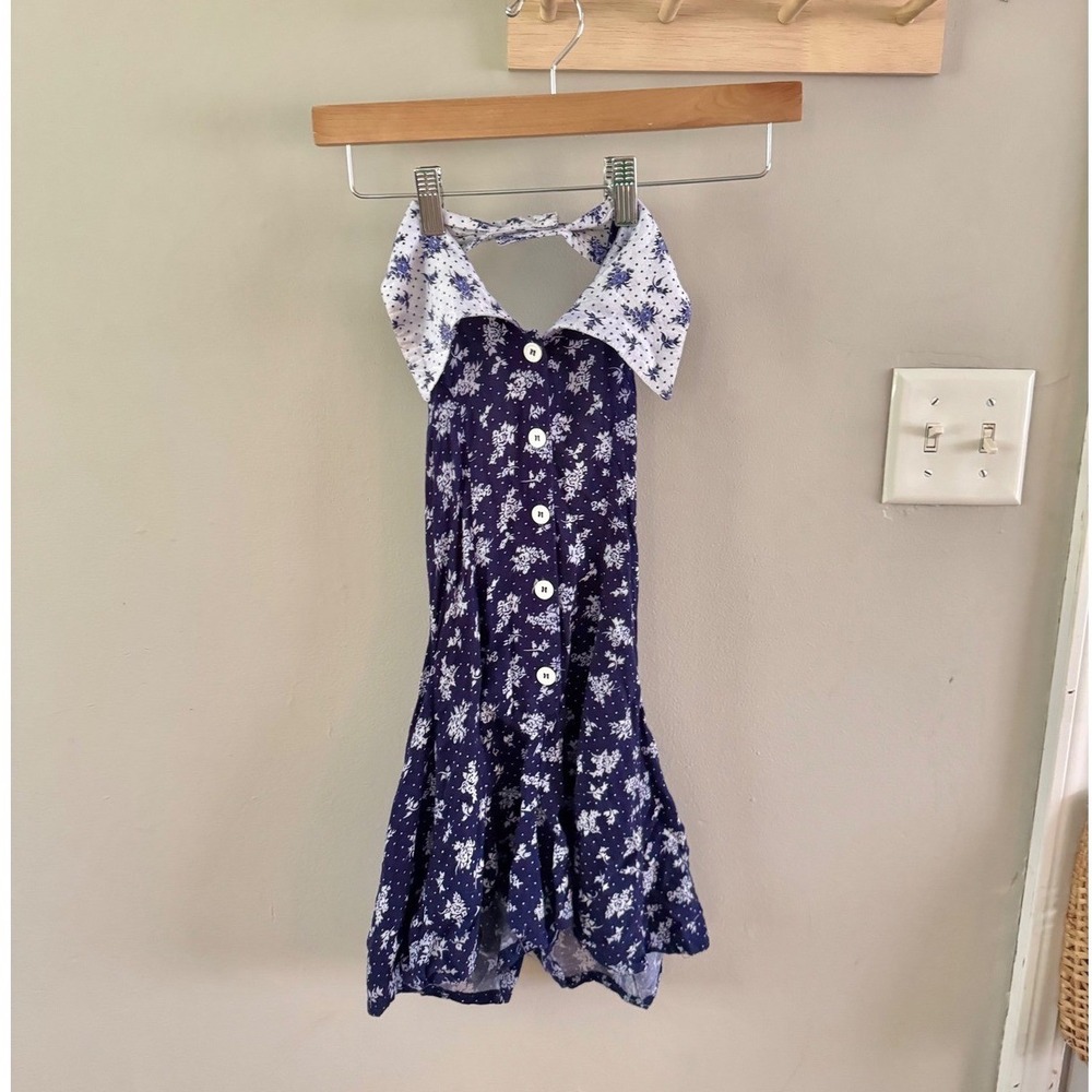 Vintage 7/8 Jordache halter dress